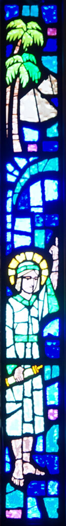 CHRIST IN THE TEMPLE WINDOW